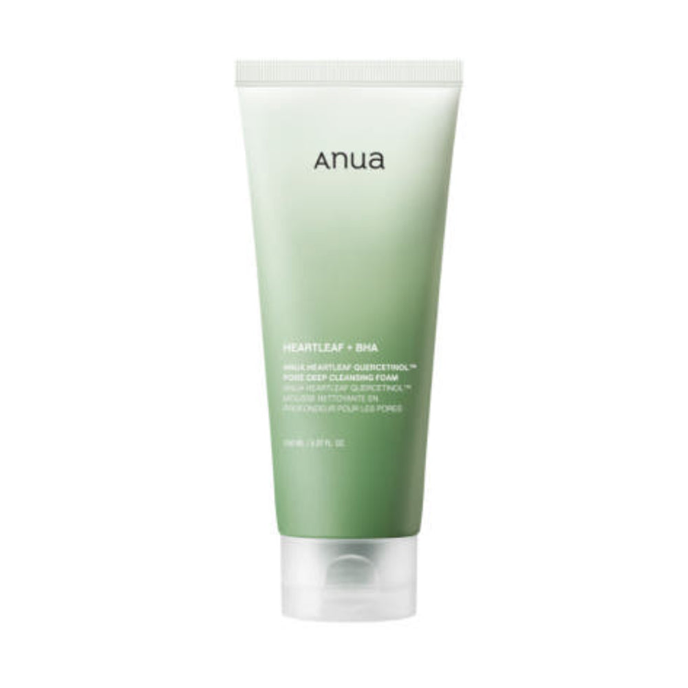 ANUA Heartleaf Quercetinol Pore Deep Cleansing Foam 150ml | Gentle Deep Cleanser for Sensitive & Oily Skin