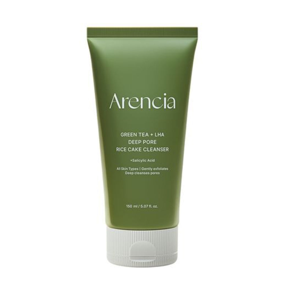 Arencia Green Tea LHA Deep Pore Rice Cake Cleanser 150g