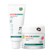 Dr.G Red Blemish Clear Soothing Cream 70ml 1+1 Set (+Tube 70ml+Serum 10ml+Gel Mask Sheet 1ea+Spot Deco Patch)