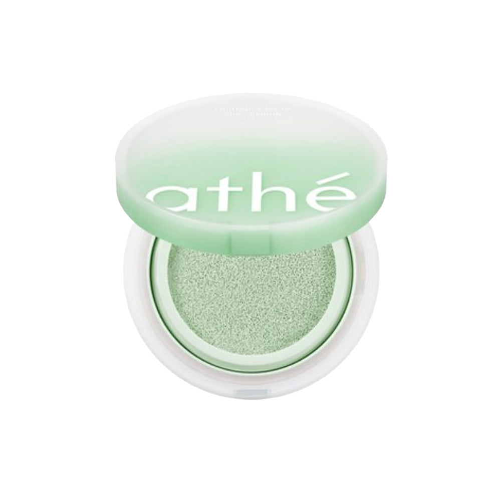 athe Vegan Relief Lighting Tone Up Sun Cushion SPF50+ PA++++ 12g Veggie Green