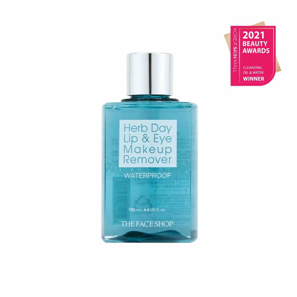 [THE FACE SHOP] Herb Day Lip & Eye Makeup Remover(Waterproof)-130ml