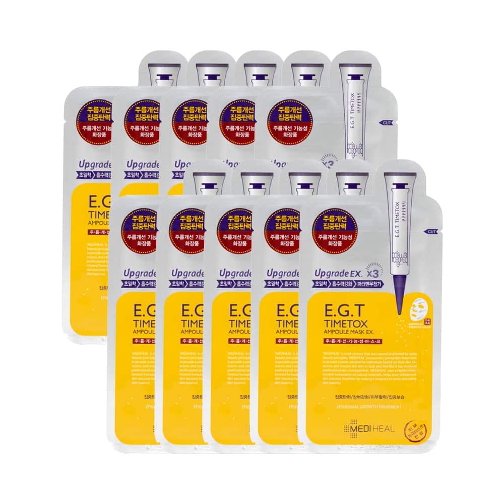 [MEDIHEAL] E.G.T. Timetox Ampoule Mask Ex.-10ea