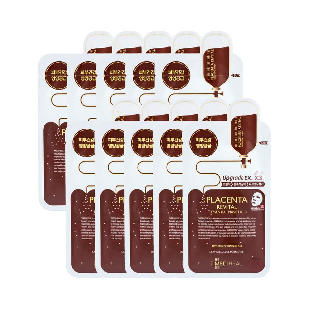 [MEDIHEAL] Placenta Revital Essential Mask Ex.-10ea