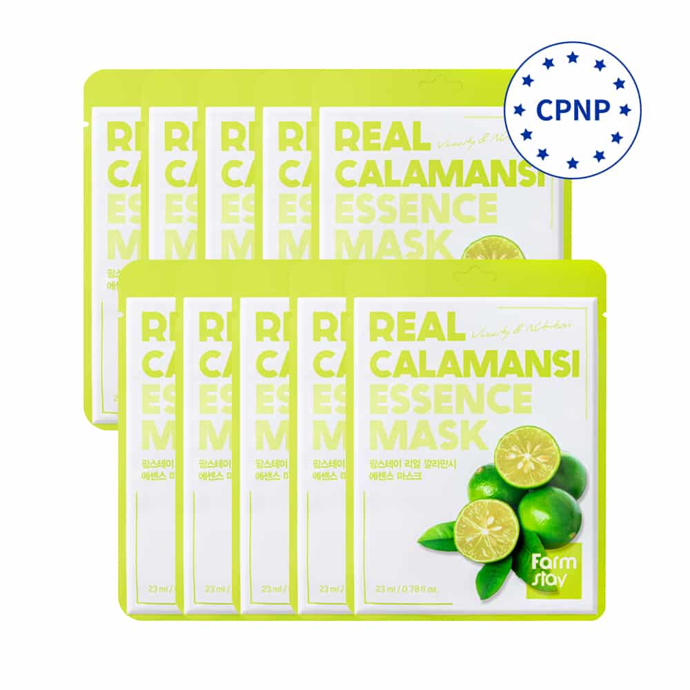 [Farmstay] Real Calamansi Essence Mask-10sheets