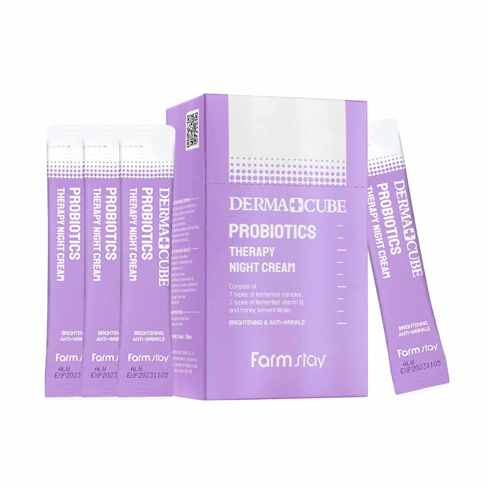 [Farmstay] Dermacube Probiotics Therapy Night Cream-4ml*20pcs