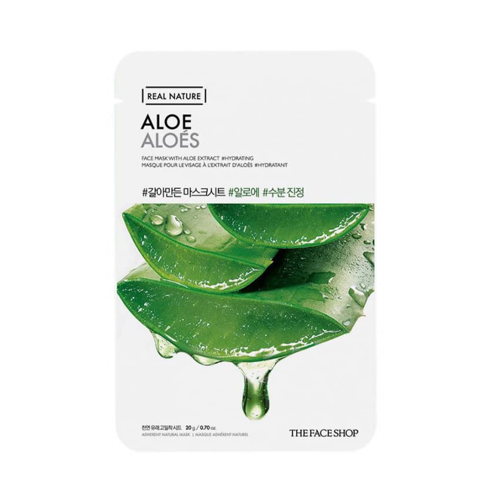 [THE FACE SHOP] Real Nature Face Mask Aloe-10ea