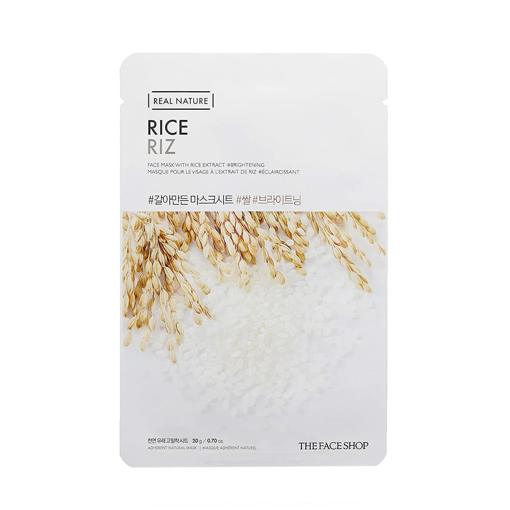 [THE FACE SHOP] Real Nature Face Mask Rice-10ea