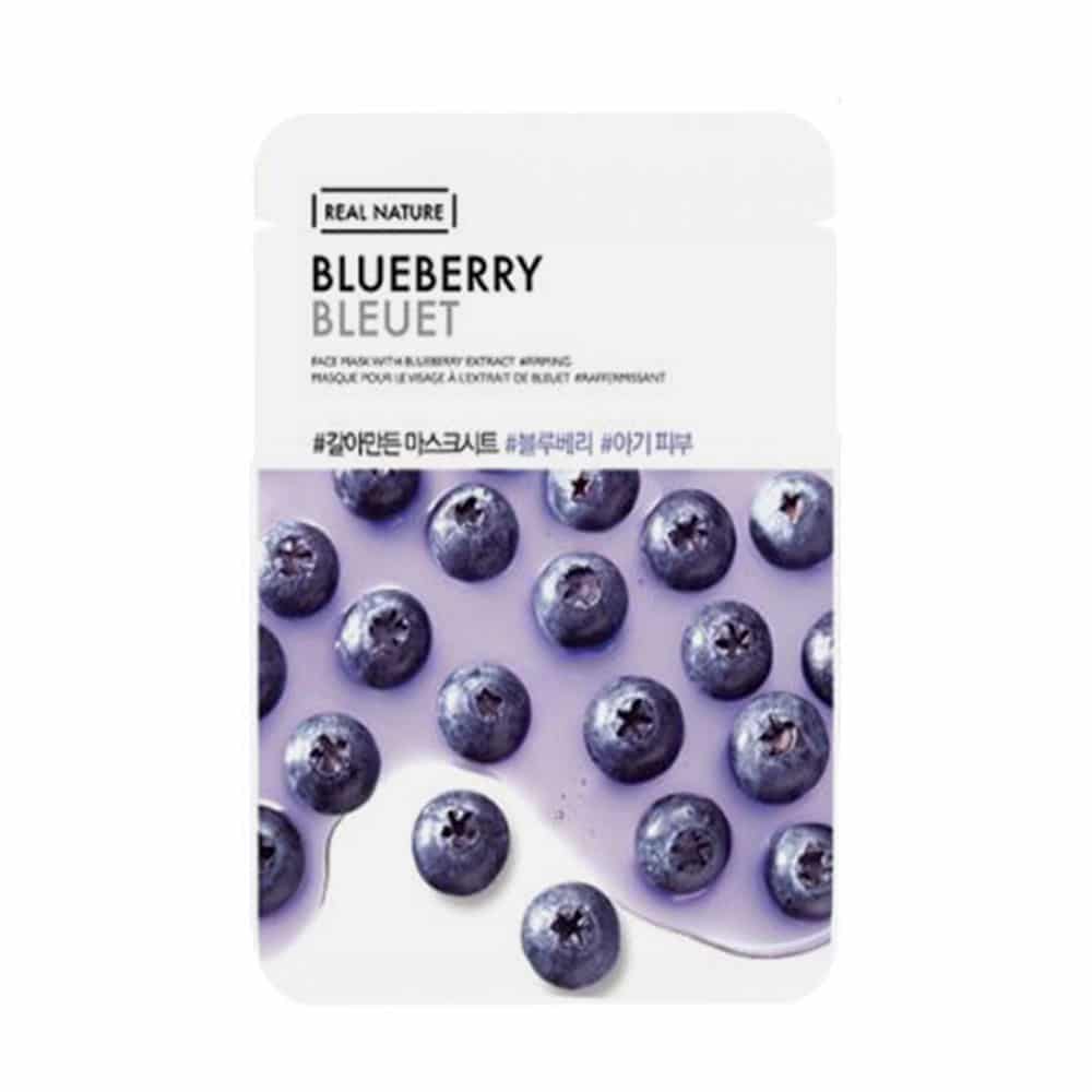 [THE FACE SHOP] Real Nature Face Mask Blueberry-10ea