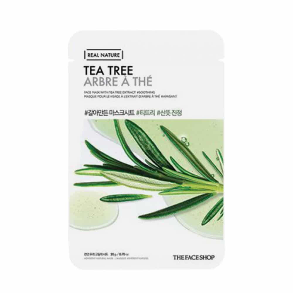 [THE FACE SHOP] Real Nature Face Mask Tea Tree-10ea