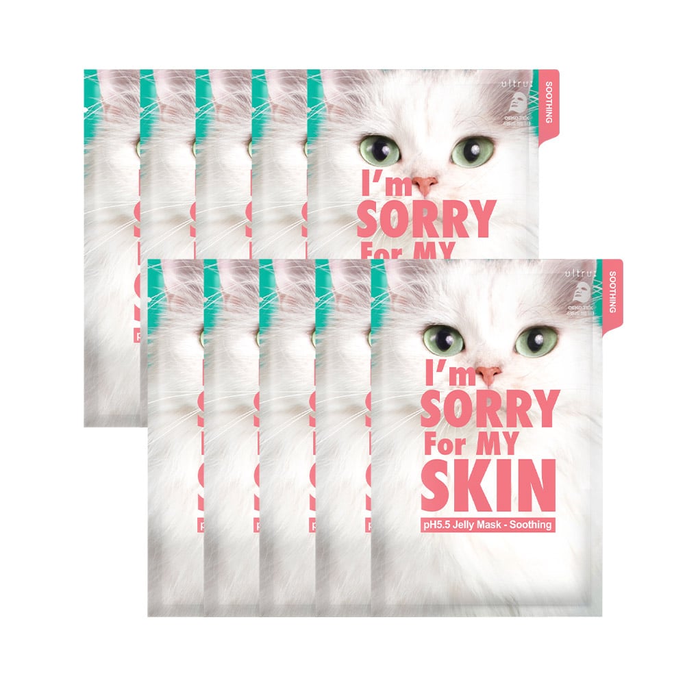 [I'm Sorry For My Skin] pH5.5 Jelly Mask-Soothing-10ea