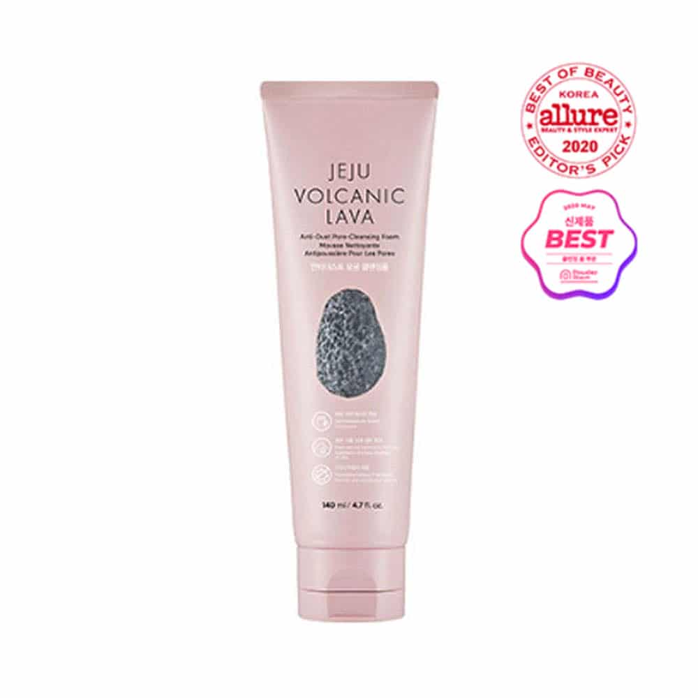 [THE FACE SHOP] Jeju Volcanic Lava Anti Dust Cleansing Foam-140ml