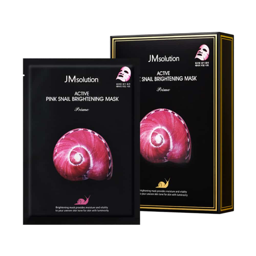 [JMsolution] Active Pink Snail Brightening Mask Prime-10ea