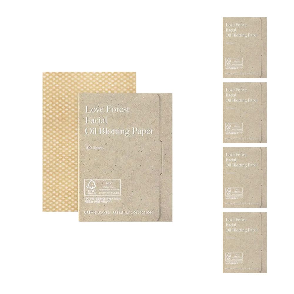 [URBAN LEAVES] Love Forest Facial Oil Blotting Paper-100ea*5