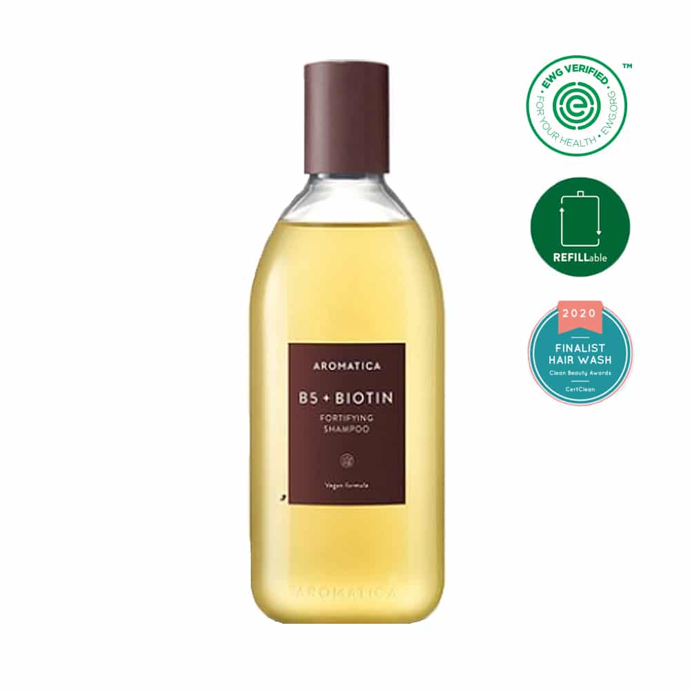 [AROMATICA] B5+Biotin Fortifying Shampoo-400ml