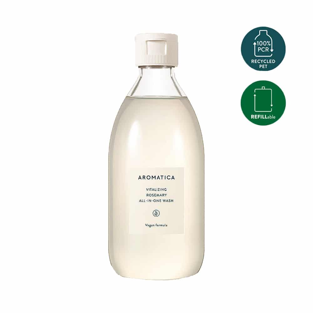 [AROMATICA] Vitalizing Rosemary All in one Wash-300ml