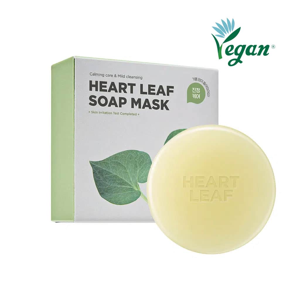 [SKIN1004] ZOMBIE BEAUTY Heart Leaf Soap Mask-100g