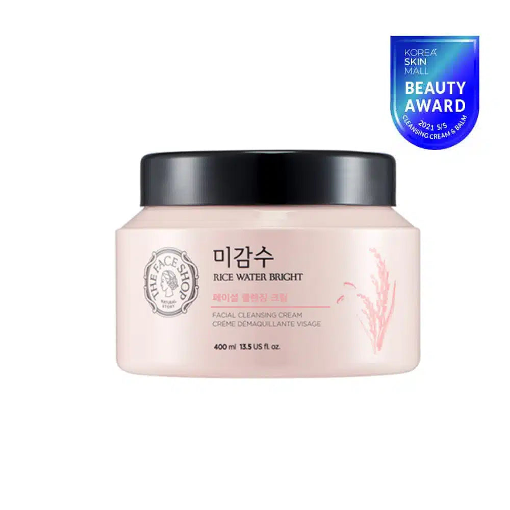 [THE FACE SHOP] Rice Water Bright Facial Cleansing Cream-400ml