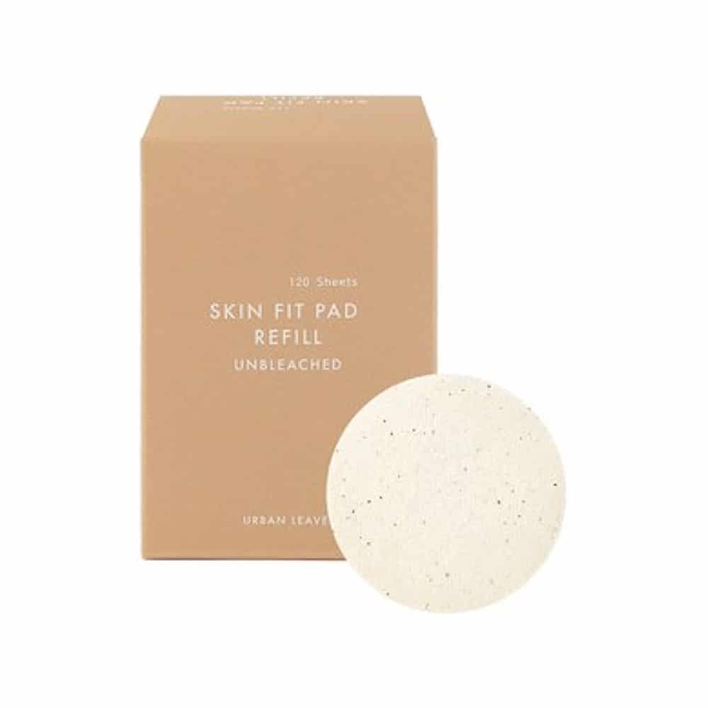 [URBAN LEAVES] Skin Fit Pad Unbleached Refill-120ea