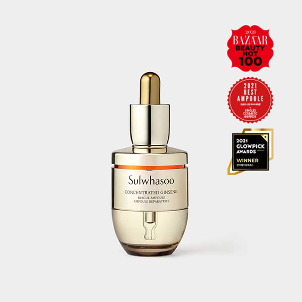 [Sulwhasoo] Concentrated Ginseng Rescue Ampoule-20g | Ginseng Berry,  Elasticity of the skin