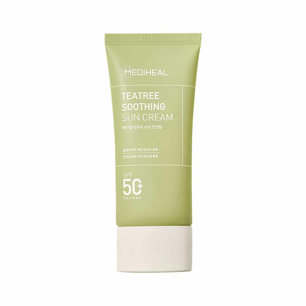 [MEDIHEAL] Teatree Soothing Sun Cream-50ml SPF50+ PA++++ | Sunscreen, Soothing, Wrinkle improvement, Reef safe sunscreen, Sensitive skin