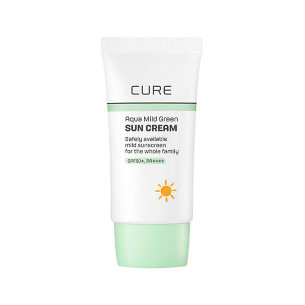 2023 NEW [Kim Jeong Moon Aloe] Cure Aqua Mild Green Sunscreen 40ml SPF50+PA++++