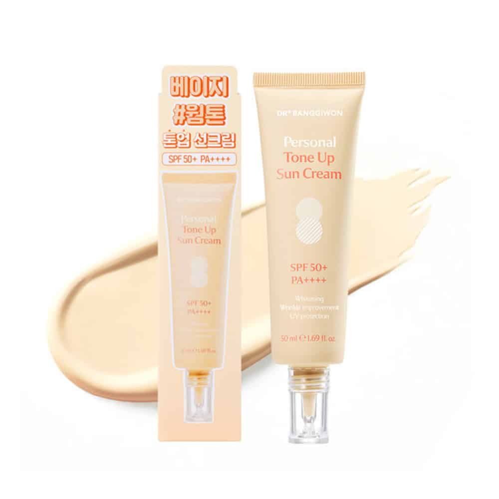 [Dr.Banggiwon] Personal Tone Up Sunscreen 02 Beige 50ml (Warm Tone)