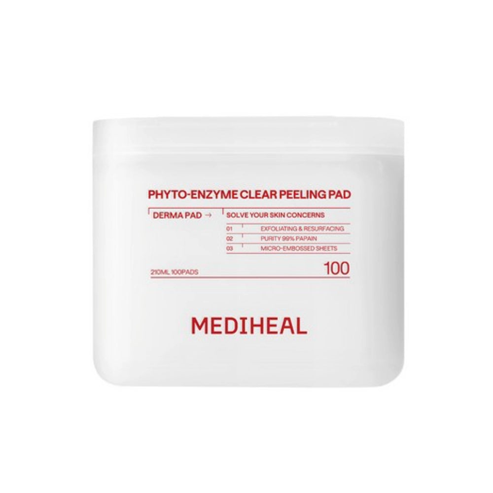 MEDIHEAL Derma Toner Pad Phyto-Enzyme 100 sheets