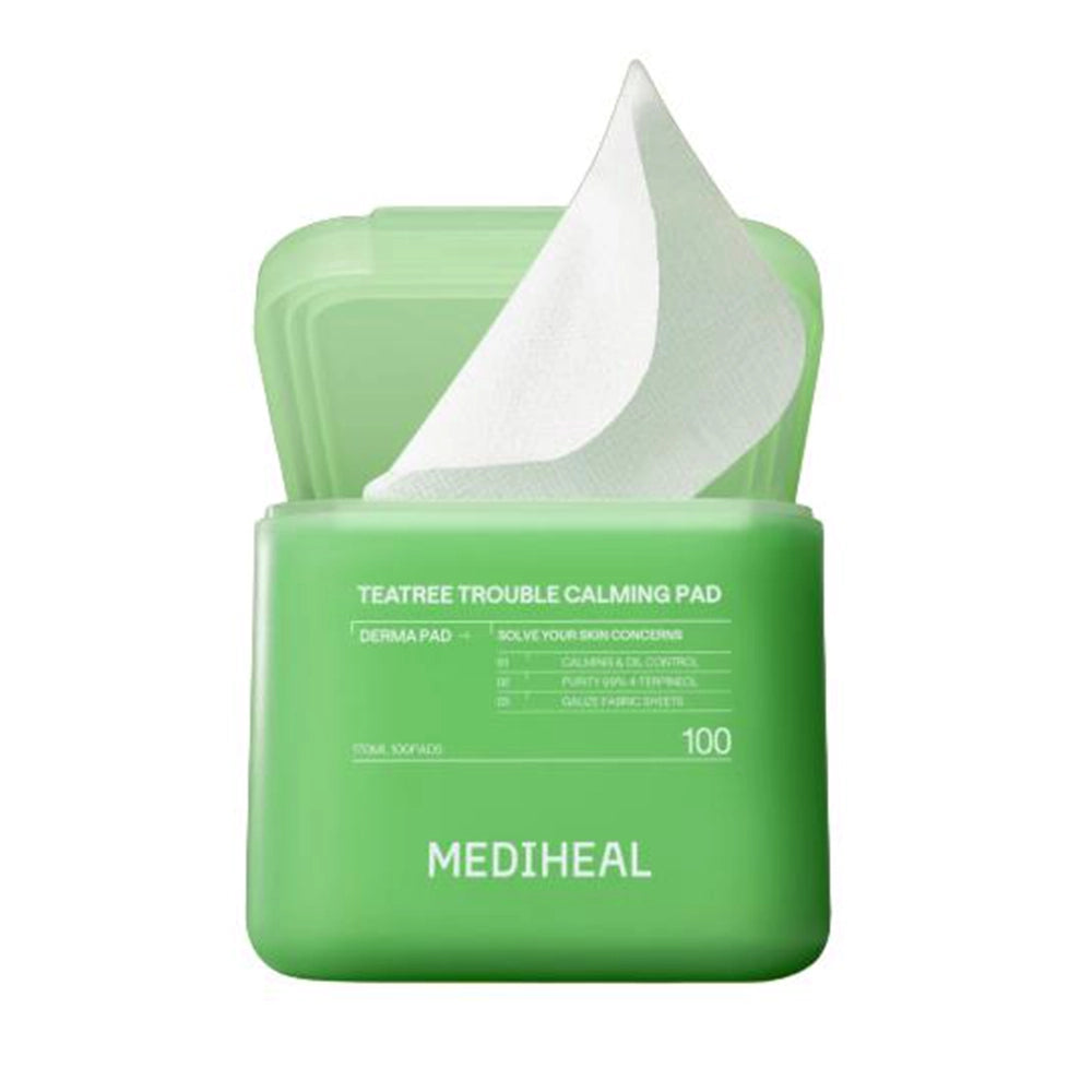 MEDIHEAL Derma Toner Pad Tea Tree 100 sheets