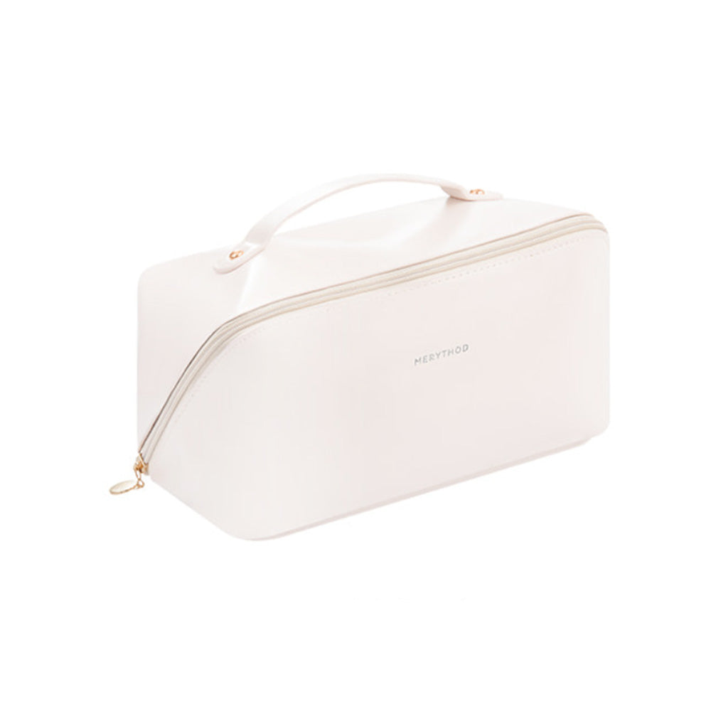 [MERYTHOD] Makeup big pouch-ivory