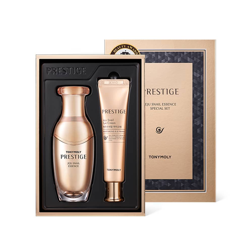 [TONYMOLY] Prestige Jeju Snail Essence Special Set /  JeJu Snail Essence + Eye Cream Set