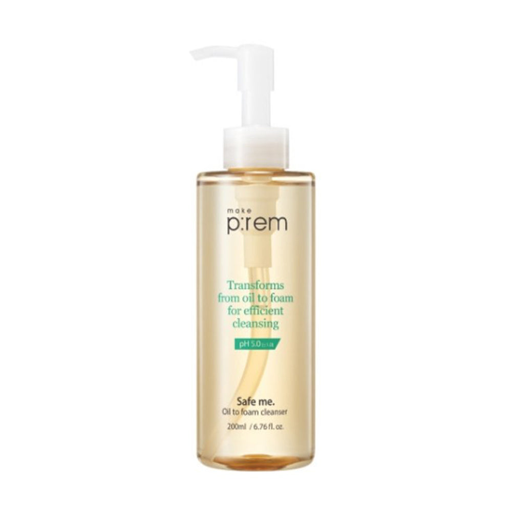 [makeprem] Safe Me Oil To Foam Cleanser 200ml