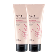 THE FACE SHOP Rice Water Bright Foaming Cleanser 150ml × 2ea