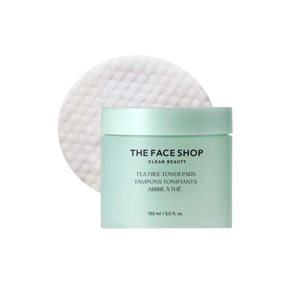 [The Face Shop] Tea Tree Toner Pads - 70 Sheets