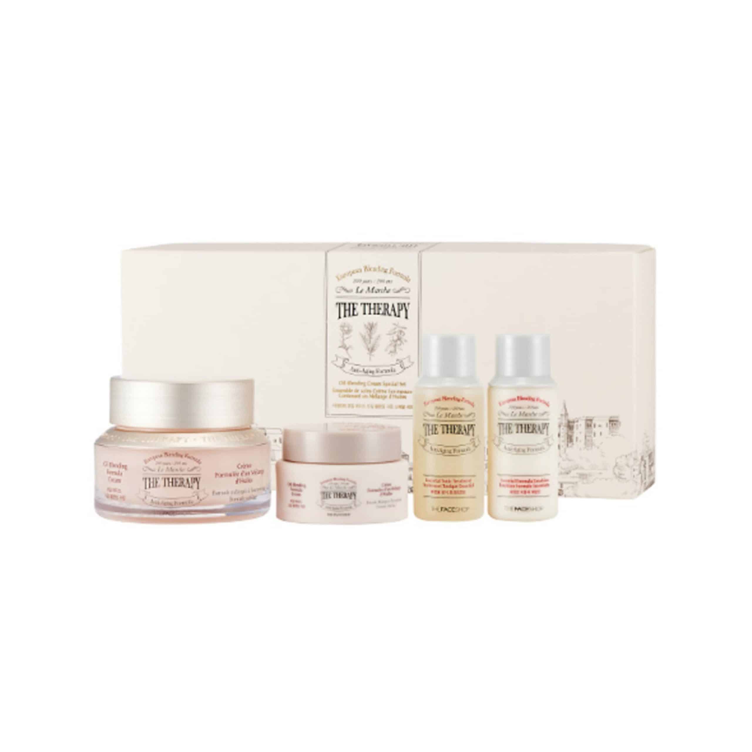 [THE FACE SHOP] The Therapy Royal Made Oil Blending Cream Special Set