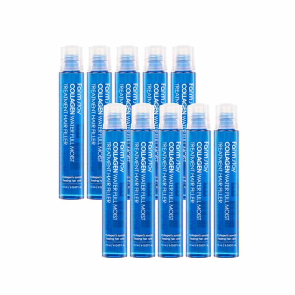 [Farmstay] Collagen Water Full Moist Treatment Hair Filler-13ml*10 Pieces