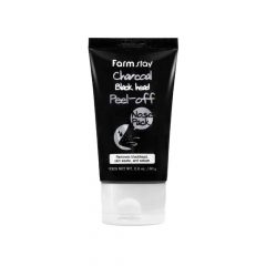 FARMSTAY CHARCOAL BLACK HEAD PEEL-OFF NOSE PACK