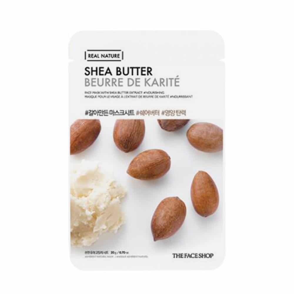 [THE FACE SHOP] Real Nature Face Mask Shea Butter-10ea