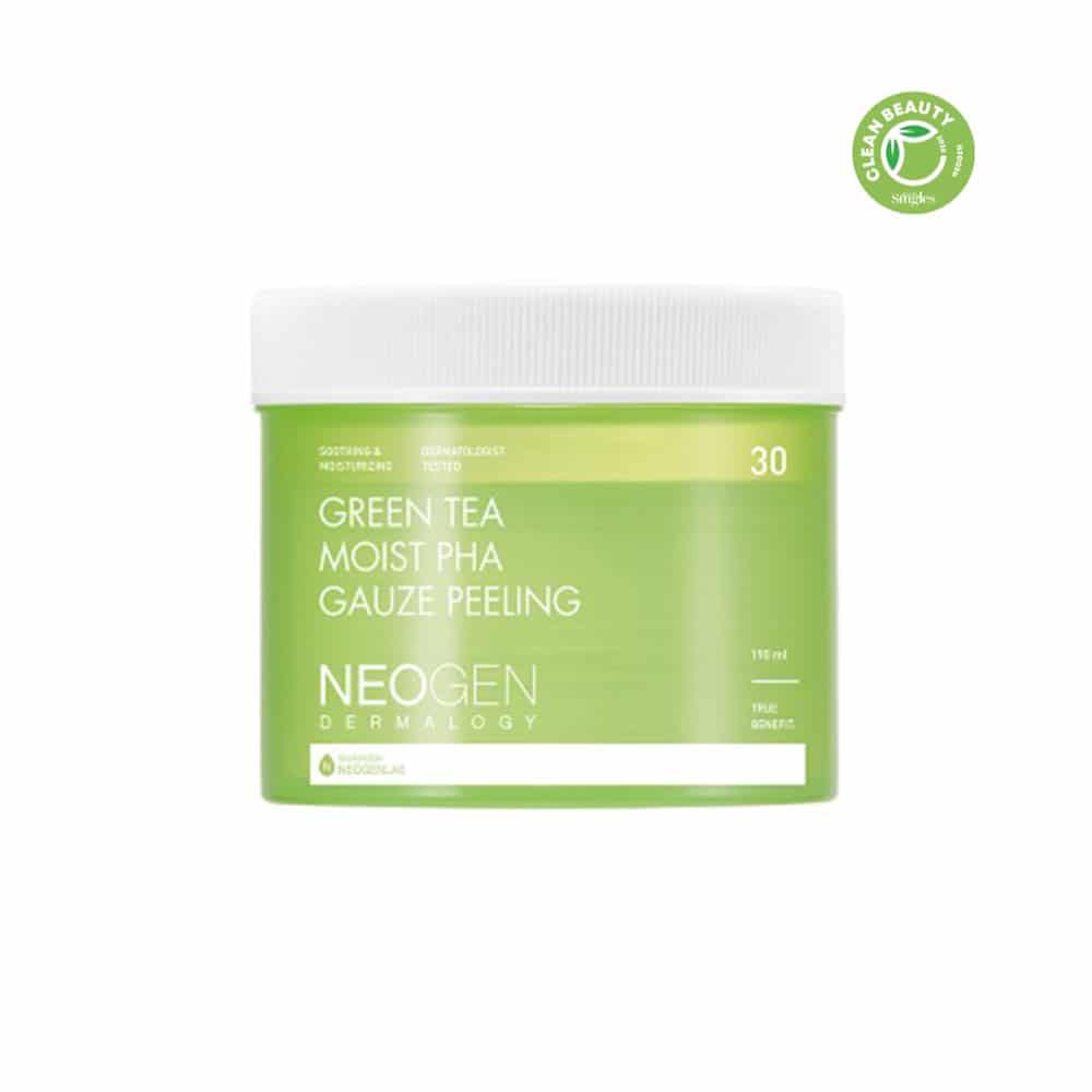 [NEOGEN] Dermalogy Green Tea Moist Pha Gauze Peeling-30pads