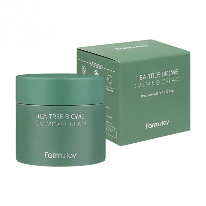 Farmstay Tea Tree Biome Calming Cream Box