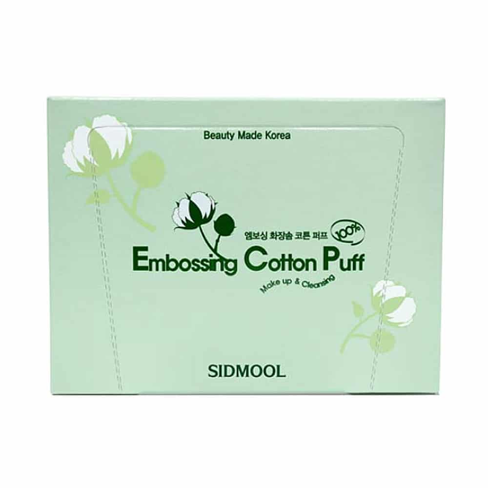[Sidmool] Embossing Cotton Puff-80ea