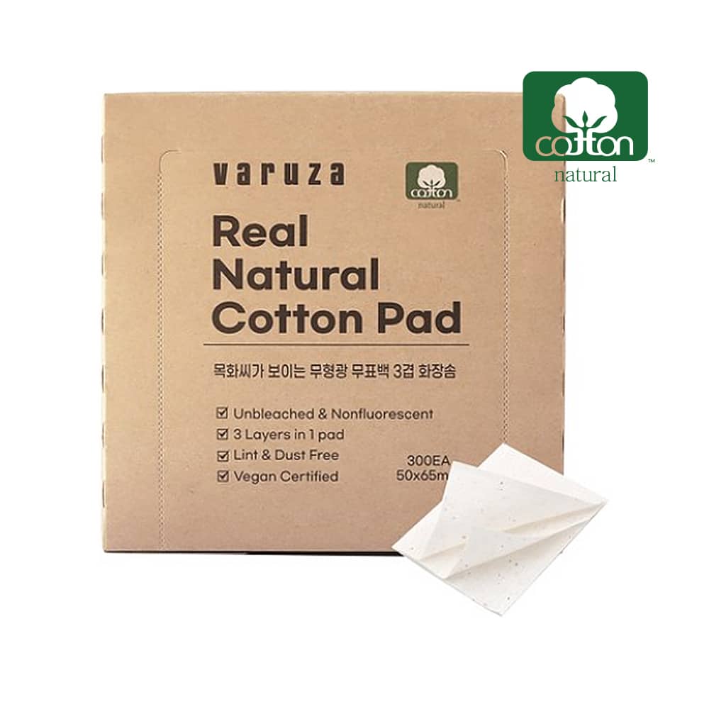 [Varuza] I’m Real Natural Cotton Pads-300ea