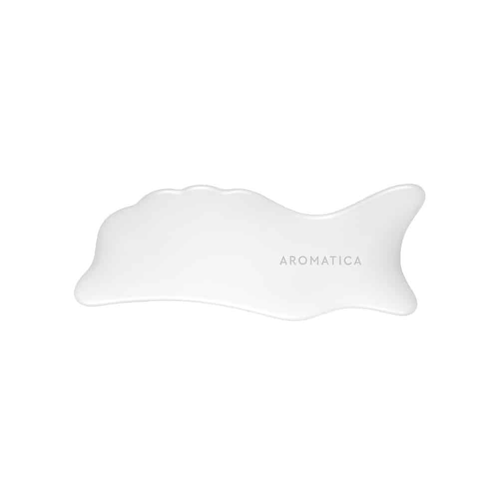 NEW [AROMATICA] Glass Dolphin Gua Sha Face & Body Massage Tool