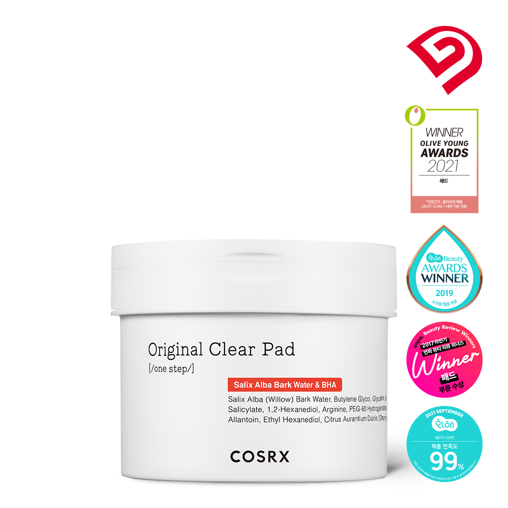 COSRX] One Step Original Clear Pad-70pads Korea Skin Mall